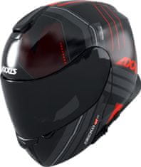 AXXIS HELMETS Výklopná helma GECKO SV ABS epic b5 matná fluor červená XL