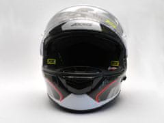 AXXIS HELMETS integrální helma RACER GP CARBON SV - perleťová bílá - L