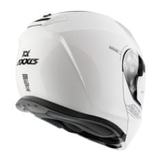AXXIS HELMETS Výklopná helma AXXIS GECKO SV ABS solid bílá lesklá - 2XL
