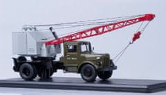 Start Scale Models Multifunkční nákladní autojeřáb K-51, MAZ-200, (khaki-šedá), 1/43