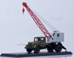 Start Scale Models Multifunkční nákladní autojeřáb K-51, MAZ-200, (khaki-šedá), 1/43