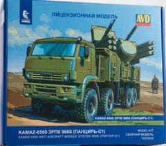 AVD Models Pantsir-S1 / SA-22 na podvozku KAMAZ-6560, Model kit 1437, 1/43
