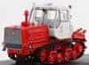 Caterpillar T-150, traktor, bílo-červený, 1/43, SLEVA 33%