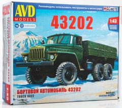 AVD Models URAL 43202, nákladní vůz, Model Kit 1400, 1/43