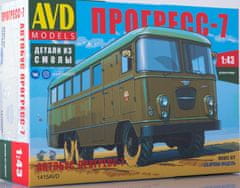 AVD Models Progress-7 HQ autobus, Model kit 1415, 1/43