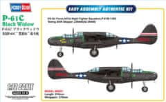 Hobbyboss Hobby Boss - Northrop P-61C Black Widow, Model Kit 7263, 1/72