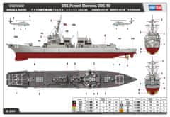Hobbyboss HobbyBoss - USS Forrest Sherman, Model Kit 3414, 1/700
