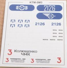 AVD Models KTM-5M3 tramvaj, Model kit 4032, 1/43