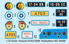 Hobbyboss Hobby Boss - KrAZ-255B, Rusko, Model Kit 5506, 1/35
