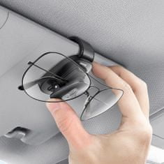 BASEUS Eyewear Clip držák na brýle do auta, černý