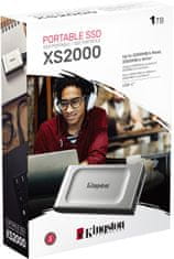 Kingston XS2000 - 1TB, stříbrná (SXS2000/1000G)