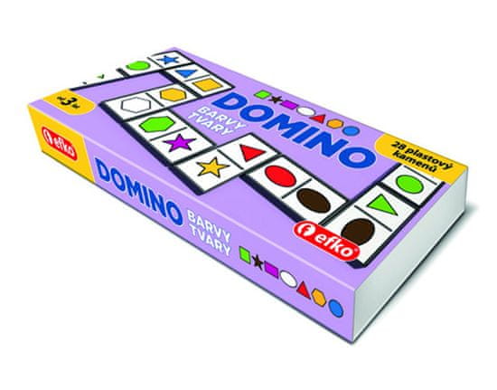 Efko Domino Barvy a tvary - dětská hra pro nejmenší