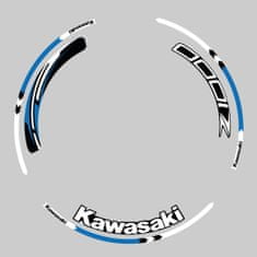 SEFIS sada barevných proužků EASY na kola Kawasaki Z1000 modrá