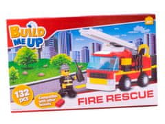 Mikro Trading BuildMeUP stavebnice - Fire rescue 132 ks v krabičce