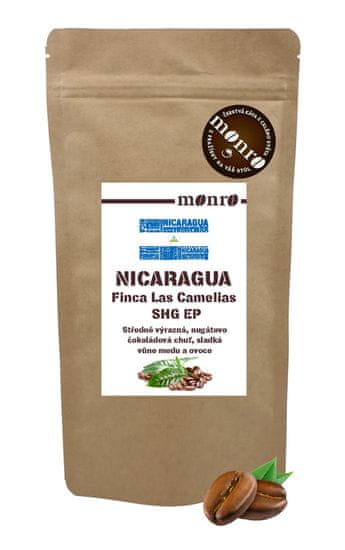 Káva Monro  Nicaragua Finca Las Camelias SHG zrnková káva 100% Arabica