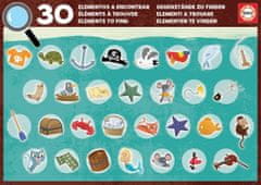Educa Detektivní puzzle Pirátská loď 50 dílků