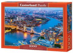 Castorland Puzzle Letecký pohled na Londýn 1000 dílků