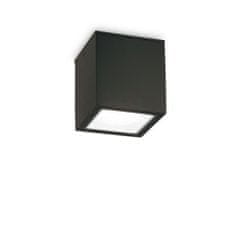 Ideal Lux Venkovní stropní přisazené svítidlo Ideal Lux TECHO PL1 BIG NERO 251530 GU10 1x20W IP54 15cm černé