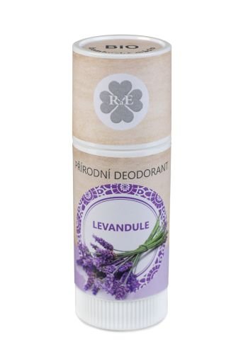 RAE Přírodní tuhý deodorant BIO bambucké máslo s vůní levandule - 25 ml