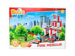 Mikro Trading BuildMeUP stavebnice - Fire rescue 314 ks v krabičce