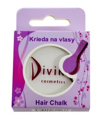 DIVINE cosmetics Náhradní křída na vlasy 5 g, bílá