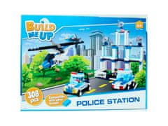 Mikro Trading BuildMeUp stavebnice - Police station 308 ks v krabičce