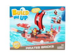 Mikro Trading BuildMeUP stavebnice - Pirates bricks 203 ks v krabičce