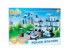 Mikro Trading BuildMeUp stavebnice - Police station 494 ks v krabičce