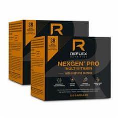 Reflex Nutrition Nexgen PRO + Digestive Enzymes 120 kapslí 1+1 ZDARMA