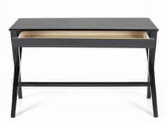 Design Scandinavia Pracovní stůl se zásuvkou Trixy, 120 cm, černá