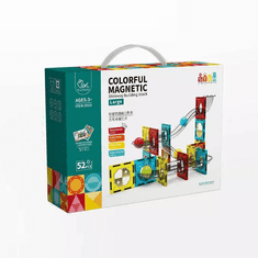 LocoShark magnety pro děti (magnetické dlaždice) - Základní - 52 kusů