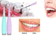 CoolCeny Ultrazvukový čistič zubů - Růžová