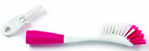 Nuvita Sada na čistění dětských lahví 2v1 Pink