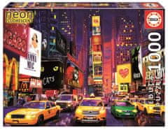 Educa Svítící puzzle Times Square, New York 1000 dílků
