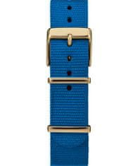 Timex Fairfield Crystal, s modrým textilním řemínkem