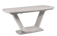 ATAN Jídelní stůl rozkládací 160x90 ARMANI - ceramic šedá
