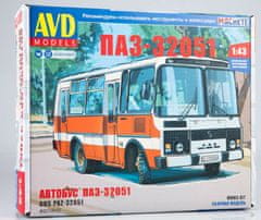 AVD Models PAZ-32051 městský autobus, Model kit 4027, 1/43