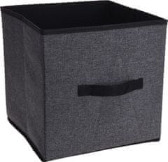 Koopman Úložný box textilní šedý 30x30cm