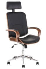 BHM Germany Kancelářská židle Dayton, ořechová / černá