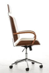 BHM Germany Kancelářská židle Dayton, ořechová / bílá