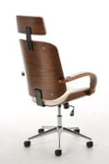 BHM Germany Kancelářská židle Dayton, ořechová / bílá