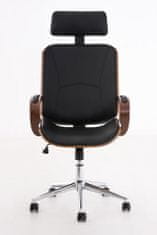 BHM Germany Kancelářská židle Dayton, ořechová / černá