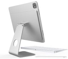 FIXED Hliníkový magnetický stojánek Frame pro Apple iPad Pro 12.9" (2018/2020/2021) FIXFR-IPD12.9-SL, stříbrný