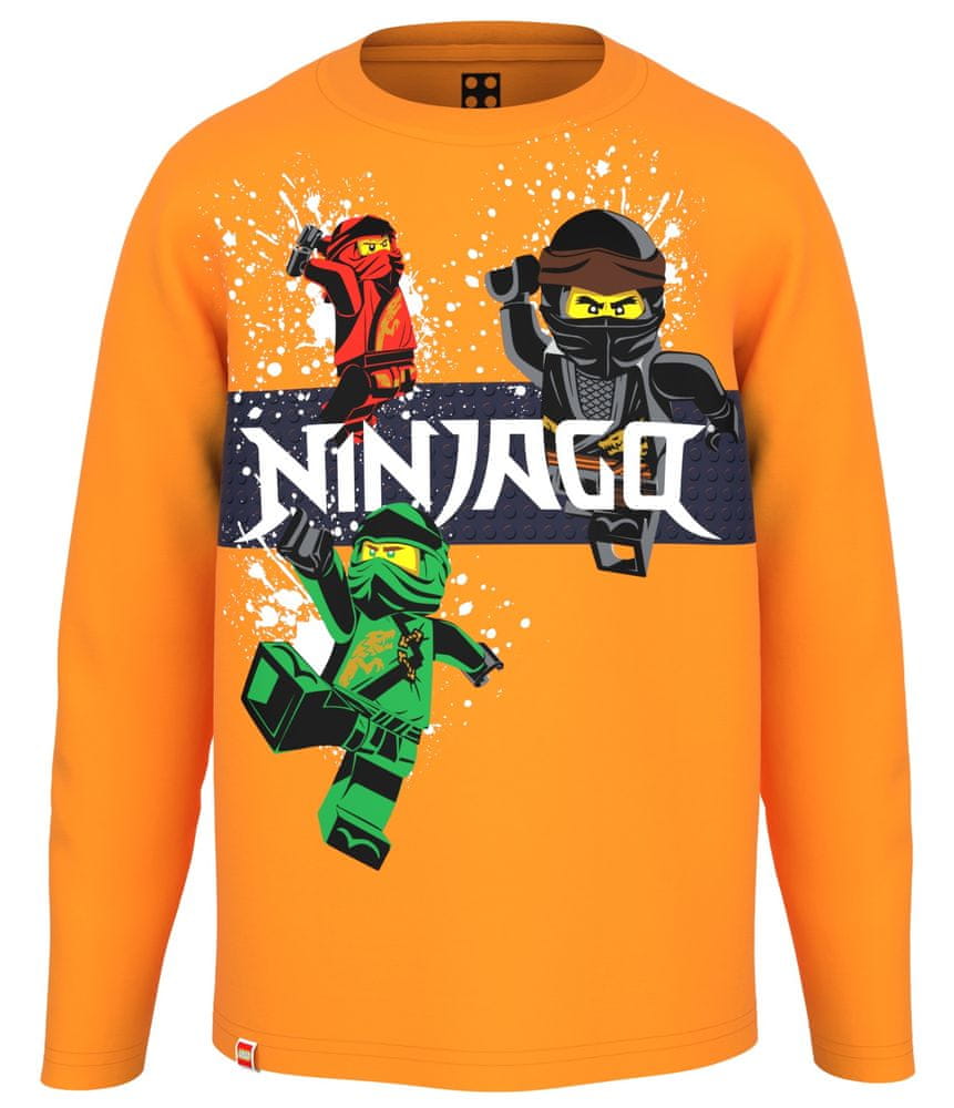 LEGO Wear chlapecké tričko Ninjago LW-12010467 oranžová 110