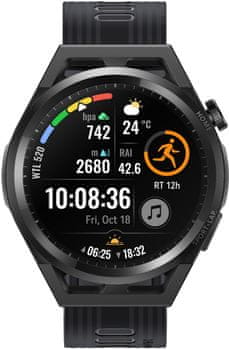 Chytré hodinky Huawei Watch GT Runner elegantný dizajn, odolné telo 3D zakrivené sklo nerezová oceľ, sledovanie tepu, SpO2spánku, tréningový režim, multišport, dlhá výdrž, bezdrôtové nabíjanie, vodotesné, GPS, dlhá výdrž, hudobný prehrávač, AMOLED displej barometer hodinky športové hodinky bezdrôtové nabíjanie Bluetooth volanie TruSeen bežecké funkcie špeciálne metriky pre beh chytré bežecké hodinky profesionálne funkcie beh ultra ľahké nízka váha ľahké prevedenie