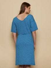 Tranquillo Modré pruhované šaty Tranquillo XS