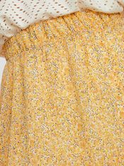 Vero Moda Žlutá vzorovaná sukně VERO MODA Lucia M