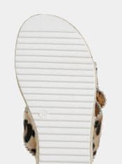 Haily´s Béžové dámské pantofle s leopardím vzorem Haily´s Leo 37