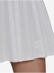 Adidas Bílá plisovaná sukně adidas Originals S