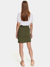 Top Secret Zelená pouzdrová sukně s lampasem TOP SECRET L